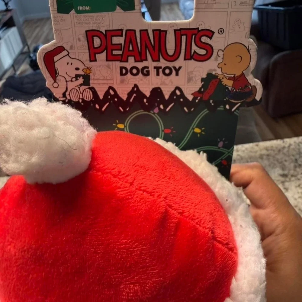 Snoopy Christmas dog toy